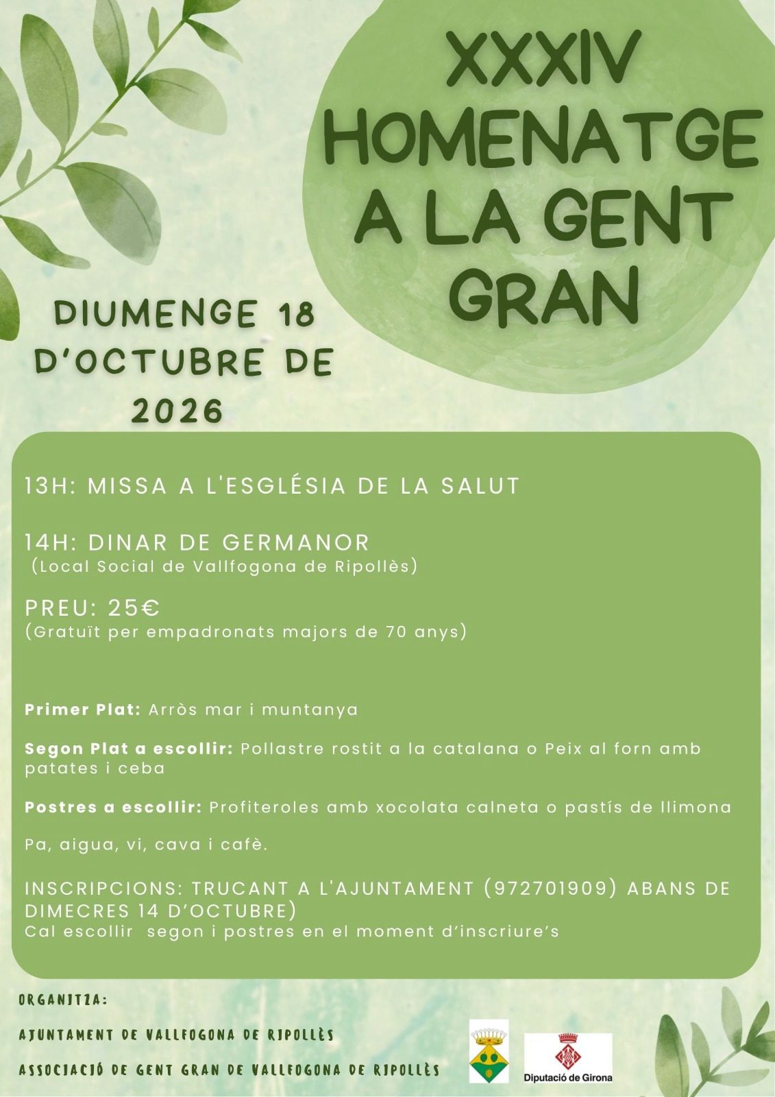 XXXIV Homenatge a la Gent Gran