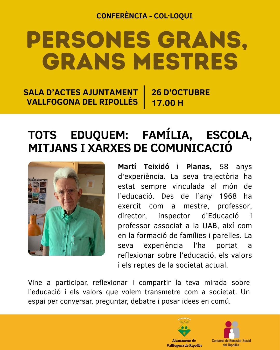 Persones grans, grans mestres